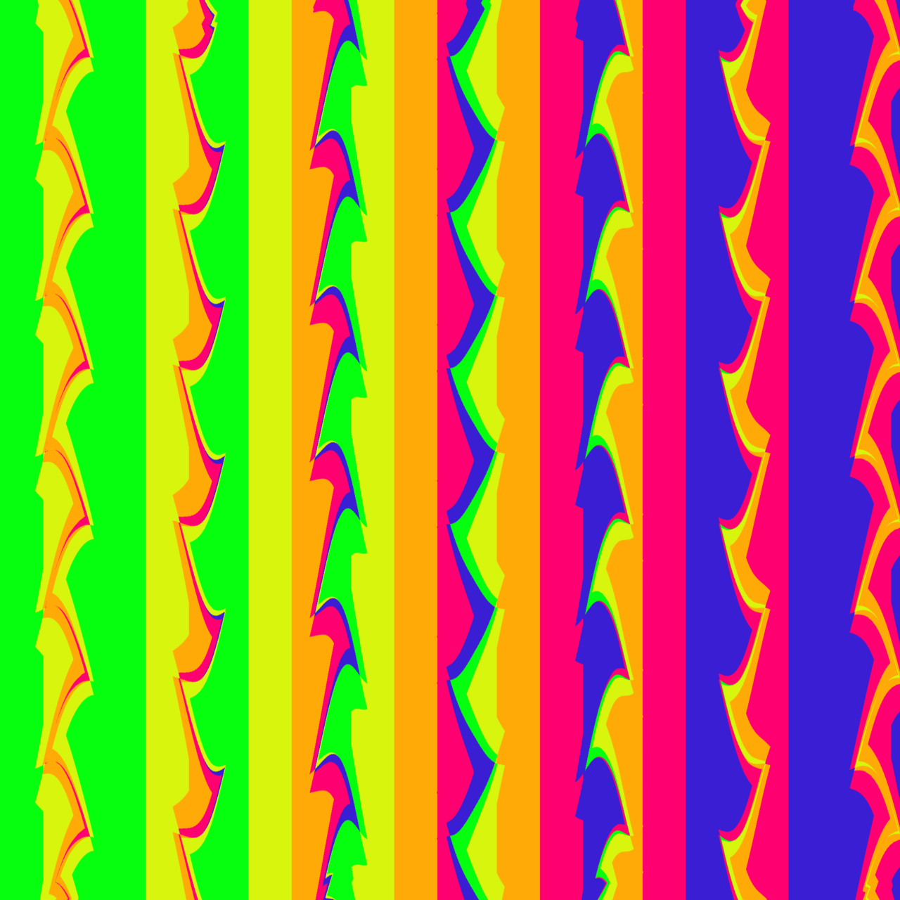 Psychedelic Pinstripes